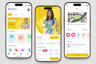 develop handyman app, home service app, laundry app, home cleaning app,