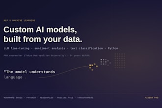 build custom machine learning and nlp models using python