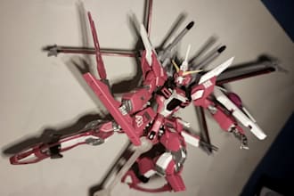 do gundam and model kit photography
