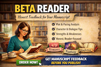 beta read your manuscript and proofreading ebook writing manuscript feedback