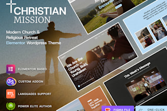 build nonprofit website and church website, church app, christian ministry app