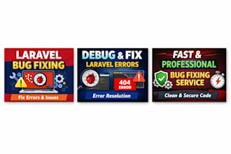 fix laravel bugs, errors, and issues professionally