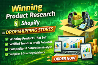 winning product research for shopify ecommerce dropshipping stores