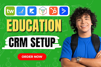 setup education CRM teachworks tutorcruncher kajabi zoho hubspot activecampaign