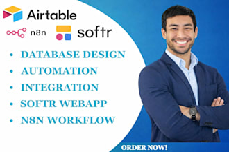 setup automate airtable softr notion with ai agents softr webapp airtable expert