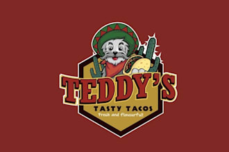 do food street style cheeky logo tacos served in chips bags