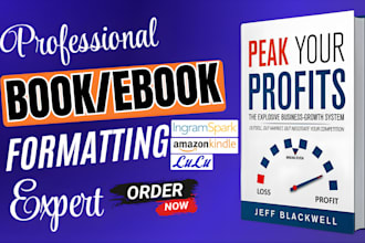 do book formatting, book publishing, ebook or print book formatting