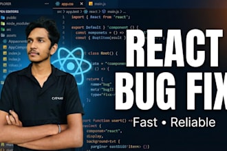 fix bugs and errors in your react website