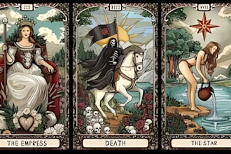 make design tarot, zodiac, tcg, card game, playing card and board game with box