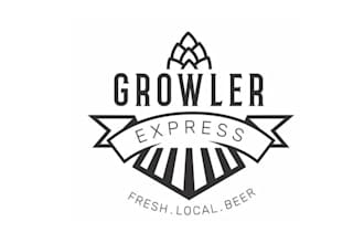design vintage retro beer delivery logo