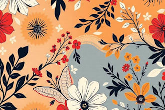 create unique textile prints and fashion fabric designs