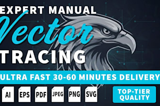 redo, resize, remake, retrace, recreate logo, raster to vector, turn image trace