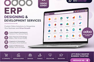 design and develop customized odoo erp solution