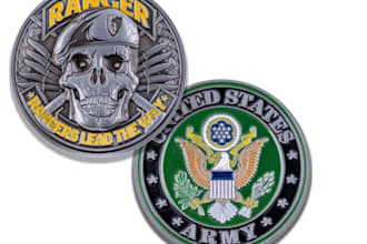 do emblem army, veteran, military, skull logo