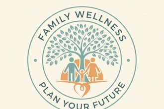 design a caring and professional family planning logo for your brand
