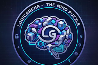 design a smart and modern logic game logo for your brand