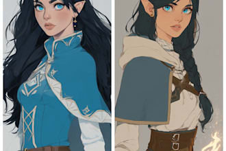paint dnd rpg character art