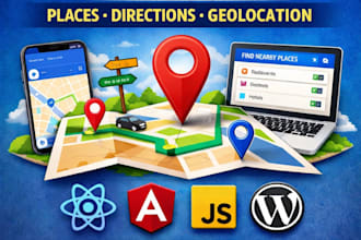 create custom google maps API integration for you