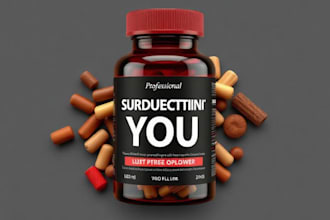 design professional supplement label for you