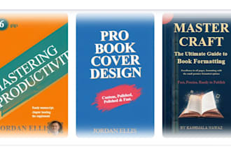 format book or ebook and design a professional book cover