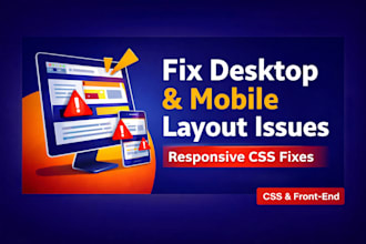 fix layout and responsiveness issues on desktop and mobile