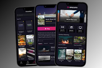 develop iptv app, ott live football streaming app, iptv video streaming app