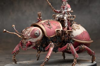 draw your warhammer 40k and fantasy miniatures