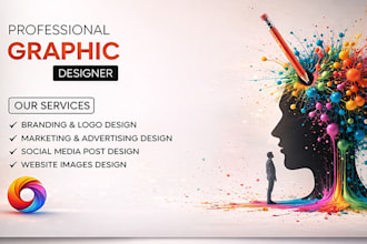 design a professional logo, branding, website images