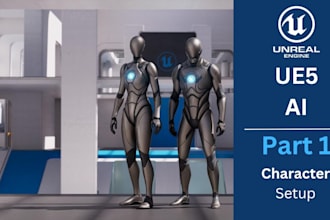 create unreal engine game blueprints, ai, plugin, multiplayer game development