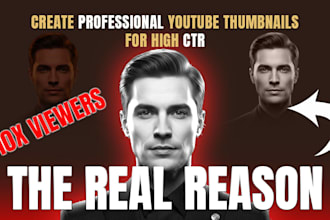 make high CTR youtube thumbnails