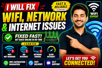 fix wifi and network connectivity issues remotely