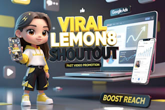 do shoutout viral fast lemon8 video promotion using google ads