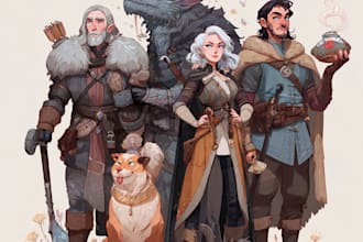 draw your dnd party