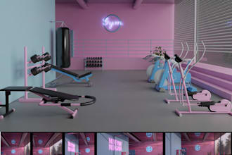 create educational 3d models and scenes in blender