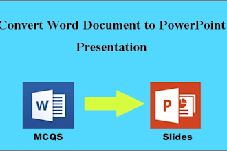 covert your word mcqs into a professional powerpoint quiz