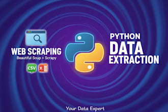 do data mining and web scraping