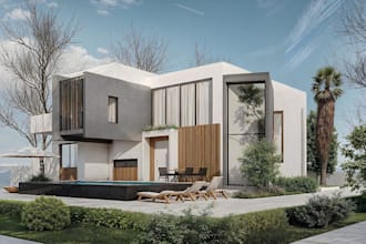 generate photorealistic 3d exterior renders and site designs