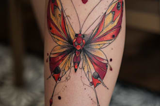 draw tattoo design realistic, full sleeve tattoo artist