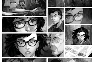 create your dream comic book illustrations and cover