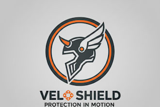 design a bold and professional bike helmet brand logo
