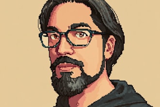 create a pixel art and portrait for  you