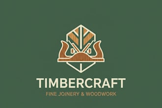 design a professional and creative joinery logo for your brand