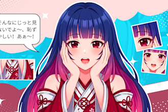draw anime pfp or illustration for your original character