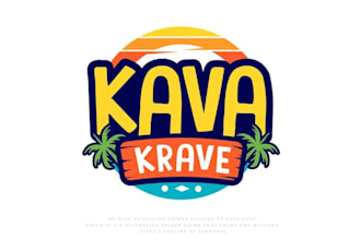 create a modern food and beverage logo design