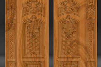 design 3d relief and 2d dxf files for cnc woodworking