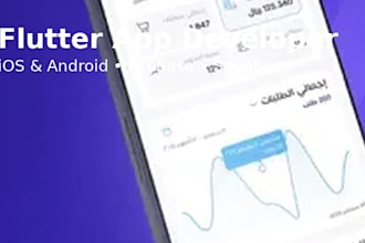 develop a professional flutter app for ios and android