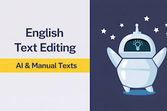 correct and rewrite english texts, ai or manual