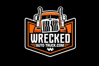 create amazing logo racing, automotive with 3d style