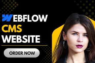 build webflow cms dynamic website with collections