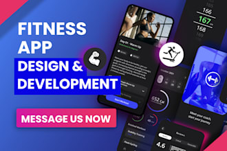 develop a custom fitness app with workout and nutrition